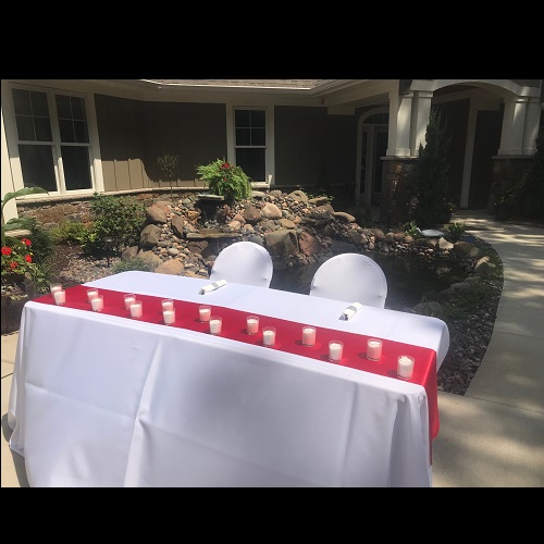 Satin Table Runner - Events & Themes - Red Satin Table Runners for rent